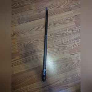 Pool Stick Cue Bottom Skull 8 Ball 29" 14.7 oz Black Stealth